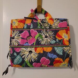 Vera Bradley Trifold Travel Organizer Toiletry Makeup Hanging Bag Jazzy Blooms